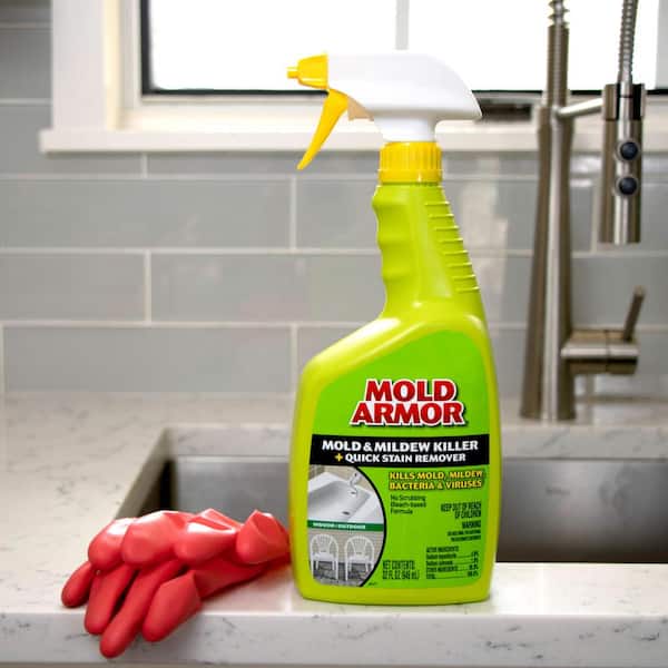 Mold Armor 32 oz. Mold and Mildew Killer with Quick Stain Remover (6-Pack)  FG502CS - The Home Depot