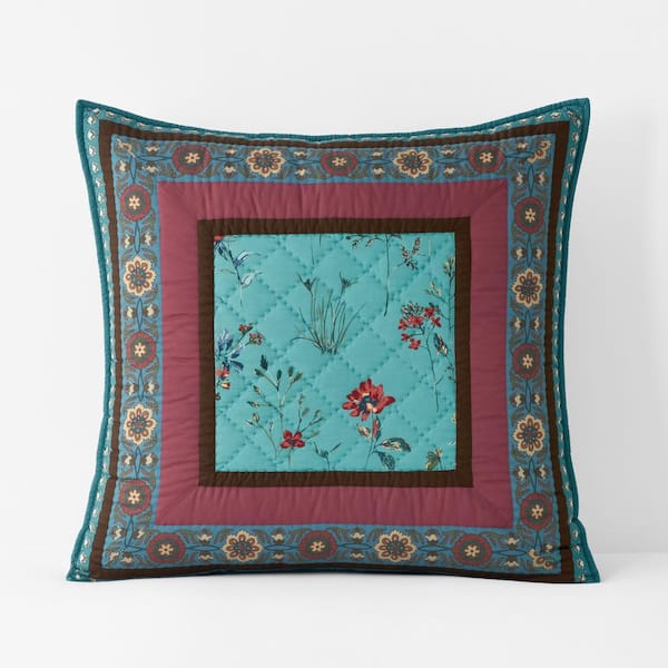 The Company Store Anna's Floral Multi Cotton Euro Sham