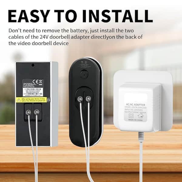 Yichuhaoxi 24 Volt Doorbell Transformer C Wire Adapter for