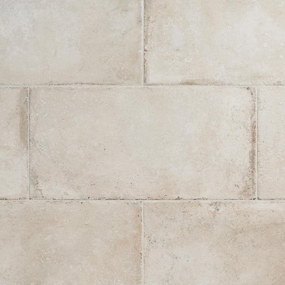 Granada Pergamo Beige 4 in. x 0.35 in. Travertine Look Porcelain Tile Sample price history on PriceWatchPro