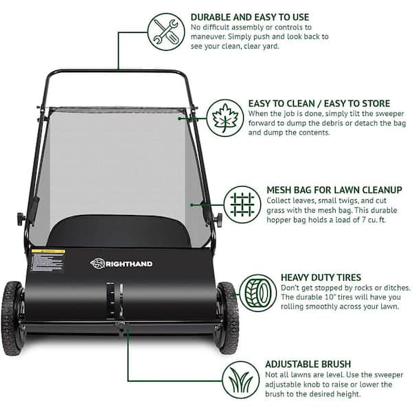 Push Leaf Sweeper