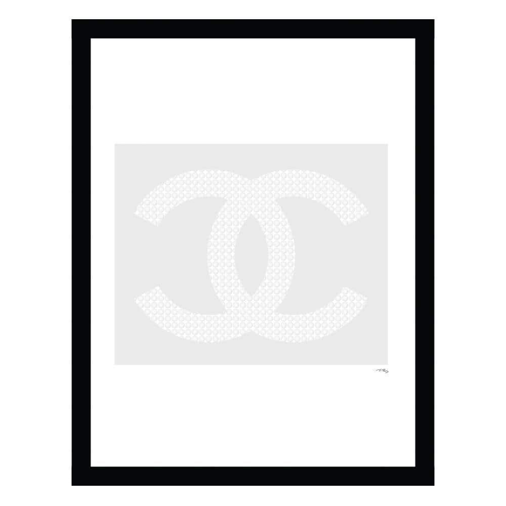 Fashion Designer Lit Logo by Fairchild Paris Framed Graphic Print Abstract Poster Art Print 18 in. x 14 in. price history on PriceWatchPro