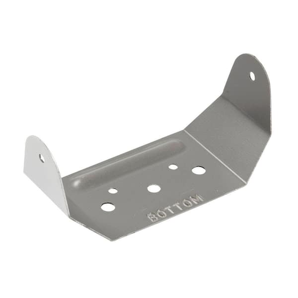 Amerimax Home Products 2 in. x 3 in. Musket Brown Aluminum Downspout Clip