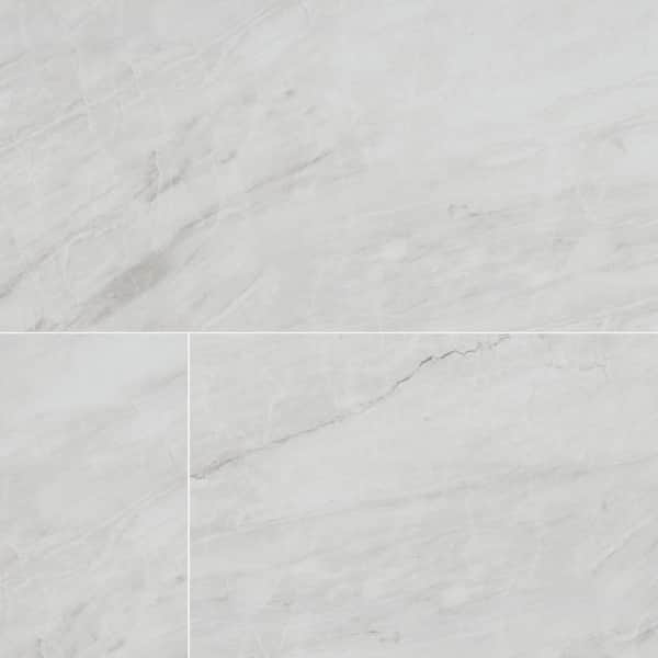 Franrivers Gray Onyx 24 in. x 48 in. Polished Porcelain Stone Look Floor and Wall Tile (432 sq. ft./Pallet)