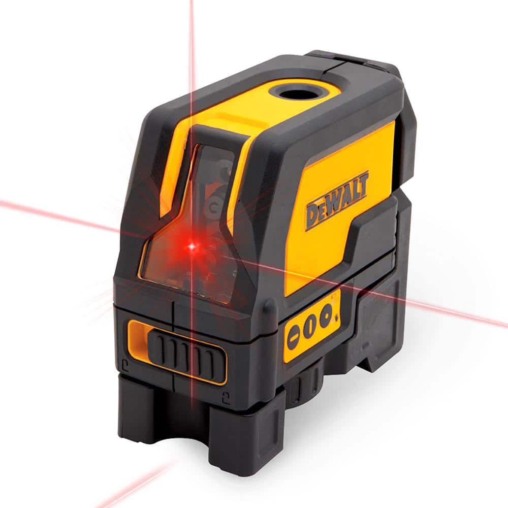 165 ft. Red Self-Leveling Cross-Line and Plumb Spot Laser Level with (3) AAA Batteries & Case - 1