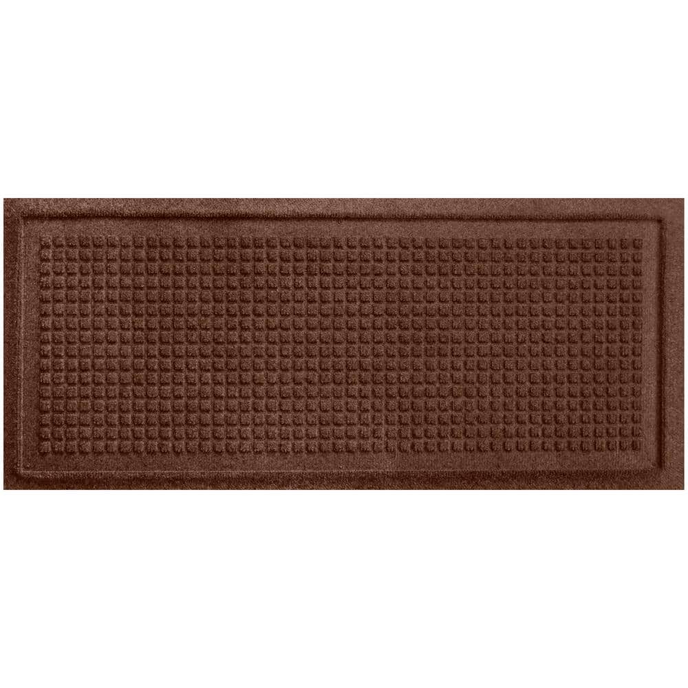 Waterhog Squares 15 in. x 36 in. PET Polyester Indoor Outdoor Boot Tray Dar