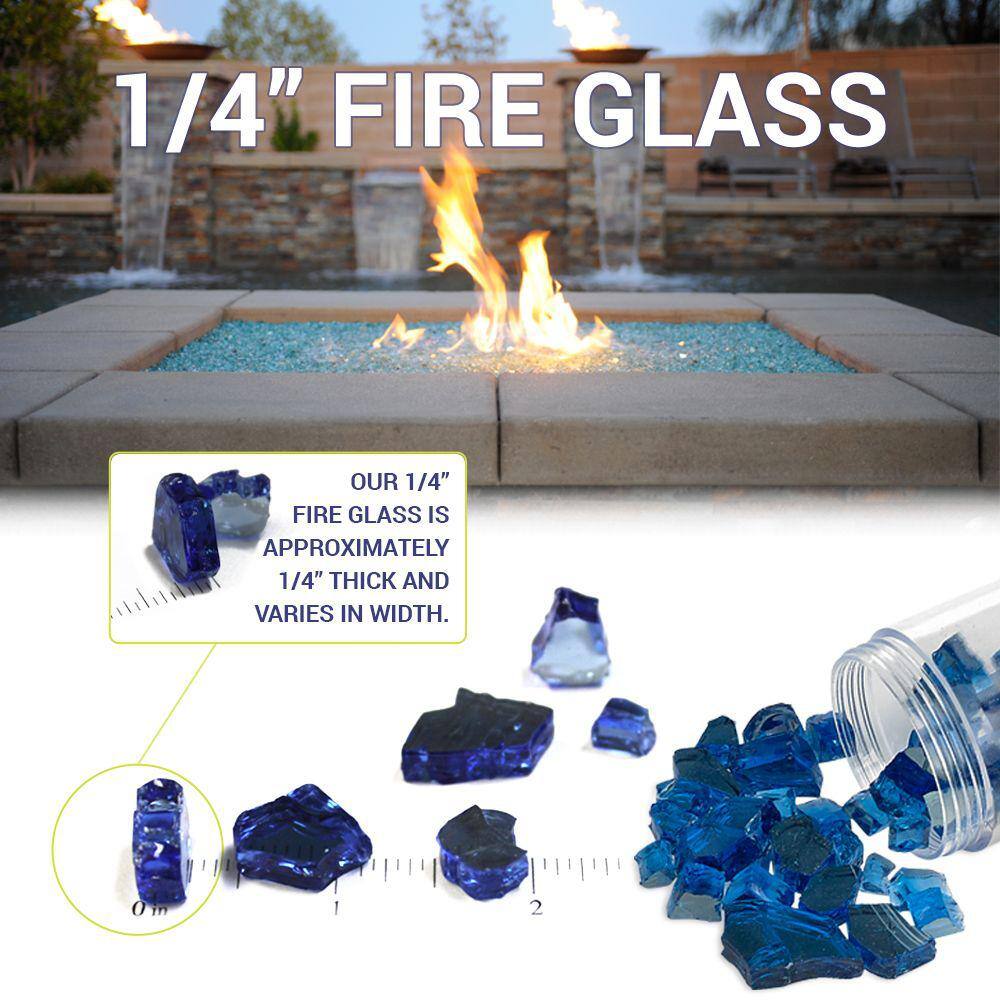 Copper Reflective Tempered Fire Glass Beads for Fire Pits