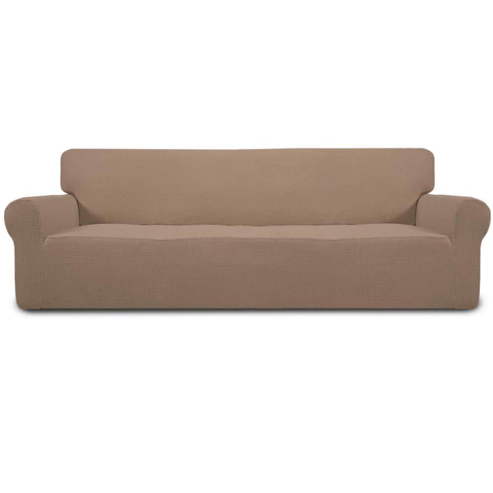 Stretch 4-Seater Sofa Slipcover 1-Piece Sofa Cover Furniture Protector Couc
