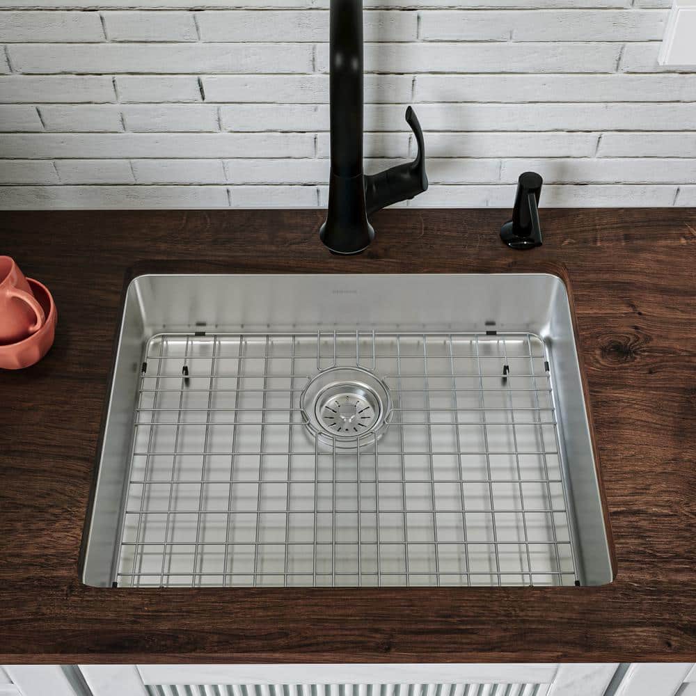 23.13'' Stainless Steel Undermount Single Bowl Kitchen Sink