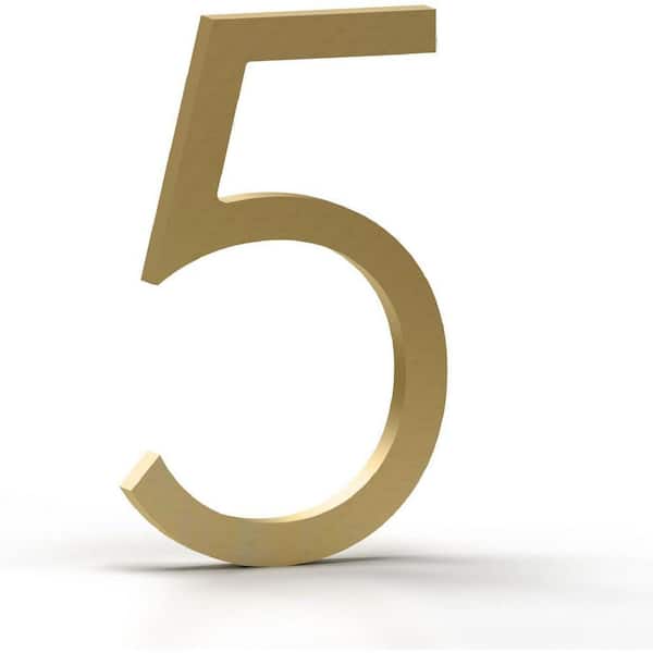 House Numbers for Outside - 5 in. Easy to Install Wall Mounted House Numbers for Address - Mounting Hardware Included