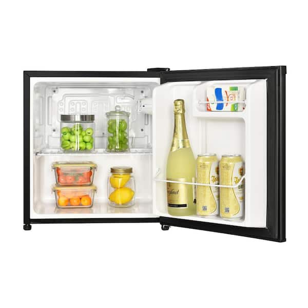 1.7 cu. ft. Freezerless Mini Fridge in Black