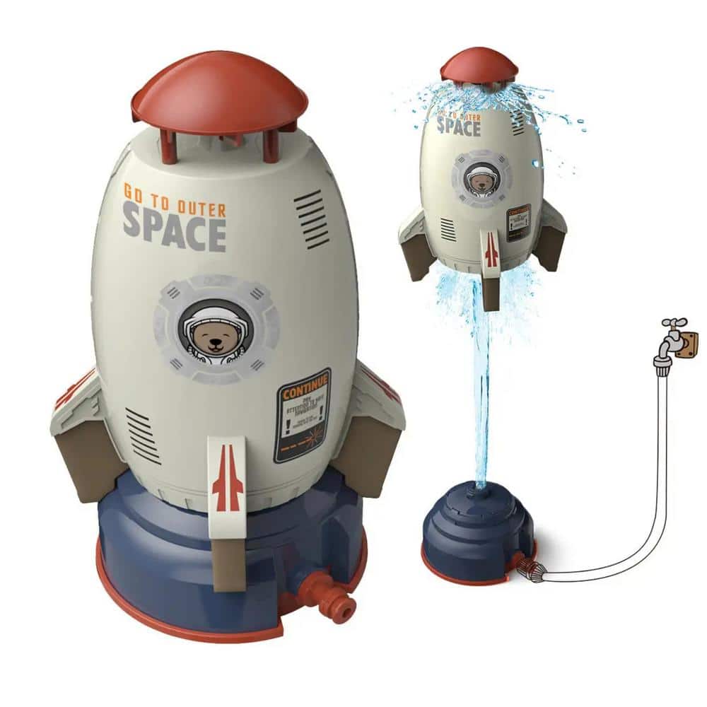 ITOPFOX Rocket Sprinkler Spinning Flying Children's Outdoor