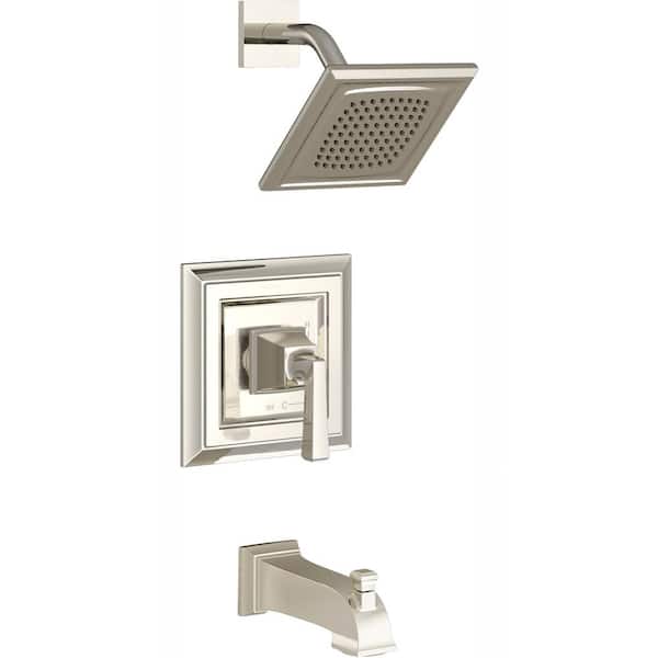 American Standard Town Square S Tub and Shower Faucet Trim Kit for Flash Rough-in Valves in Polished Nickel (Valve Not Included)