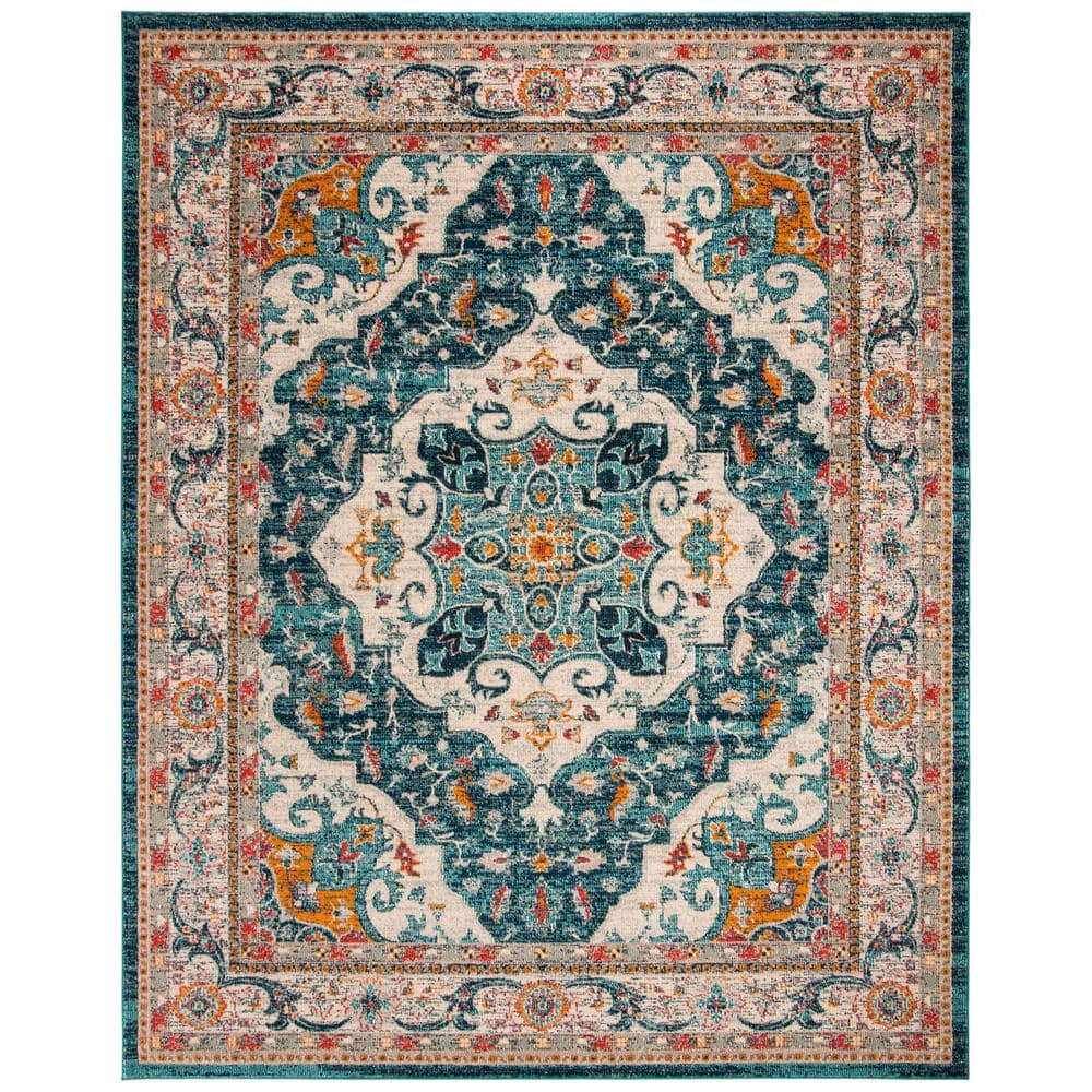 Machine Washable Water and Dirt Proof Area Rug Blue Bungalow Rose Rug Size: Rectangle 8'8 x 12