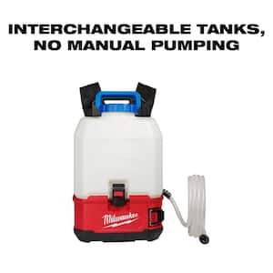 M18 18-Volt 4 Gal. Lithium-Ion Cordless Switch Tank Backpack Water Supply Kit with Battery, Charger & (4)Tank Assemblies