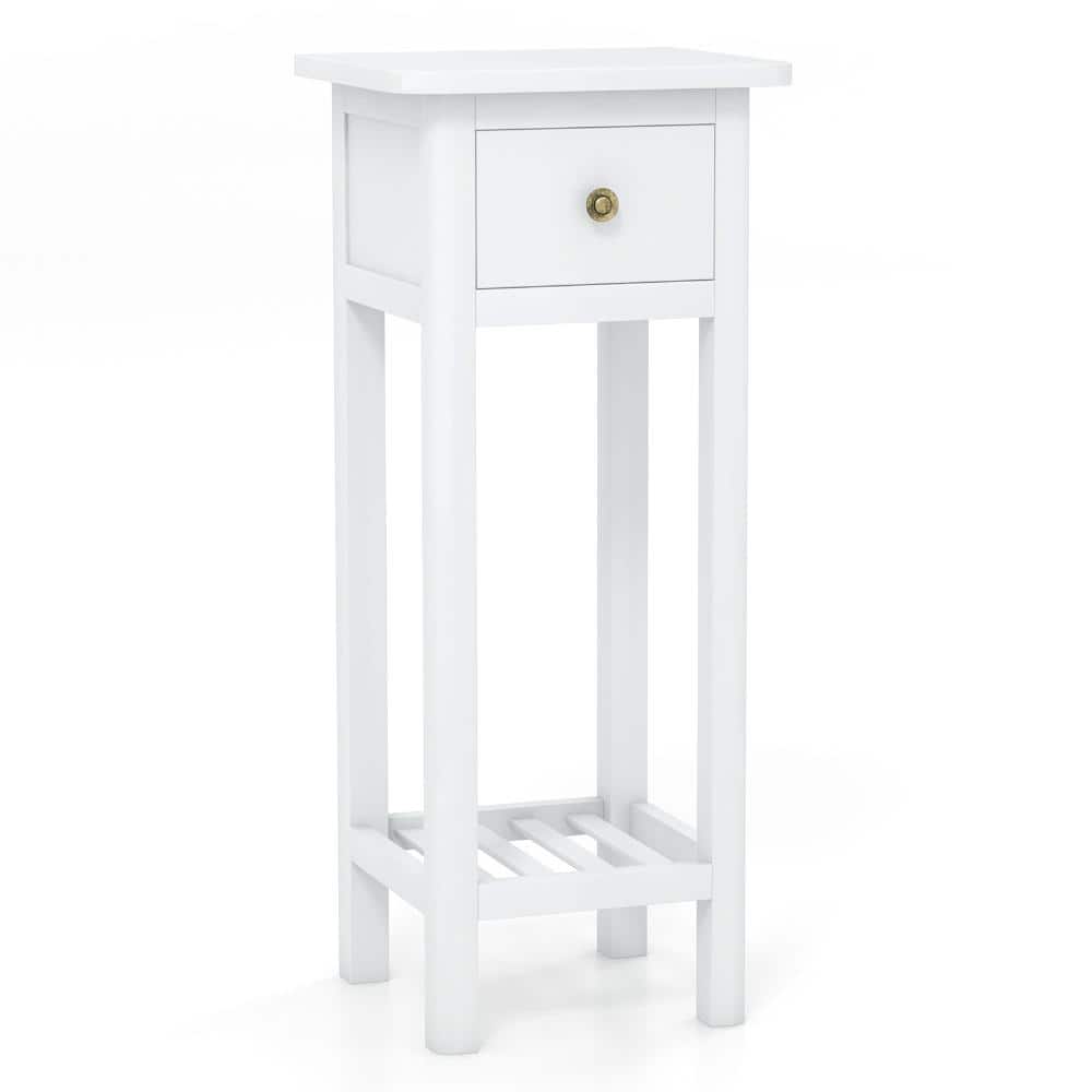 2-Tier Slim Nightstand with Drawer and Shelf price history on PriceWatchPro