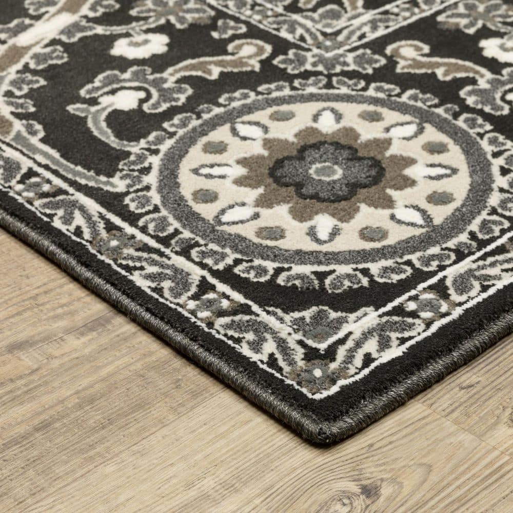 5' X 8' Brown And Green Abstract Area Rug price history on PriceWatchPro