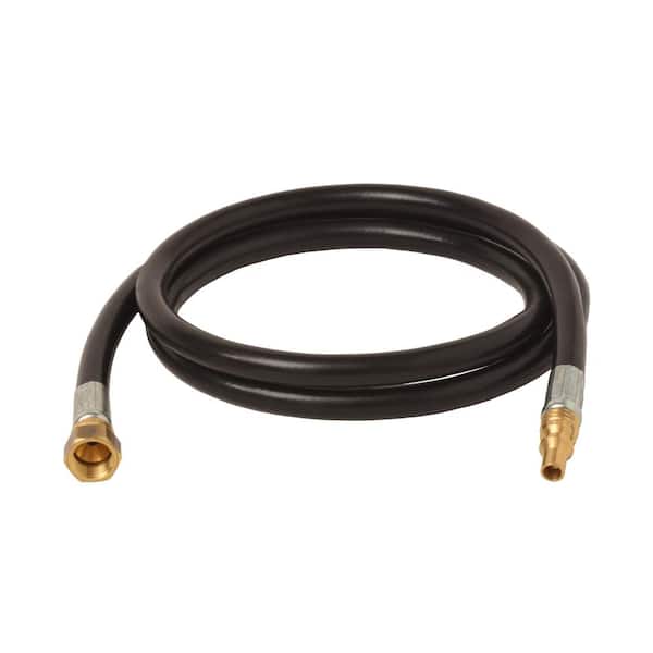 Flame King 72 in. 3/8 in. I.D. Female Flare Fitting RV Low Pressure Quick Connect Pigtail