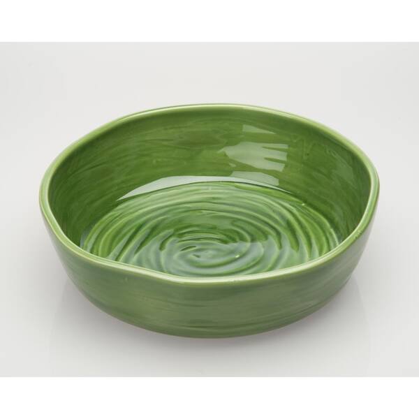 Abigails Le Moulin Green Large Bowl