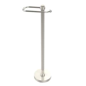 European Style Free Standing Toilet Paper Holder in Polished Nickel