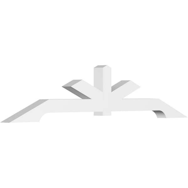Ekena Millwork Vanguard 84 in. W x 17.5 in. H x 4 in. D Signature Polyurethane Bracket