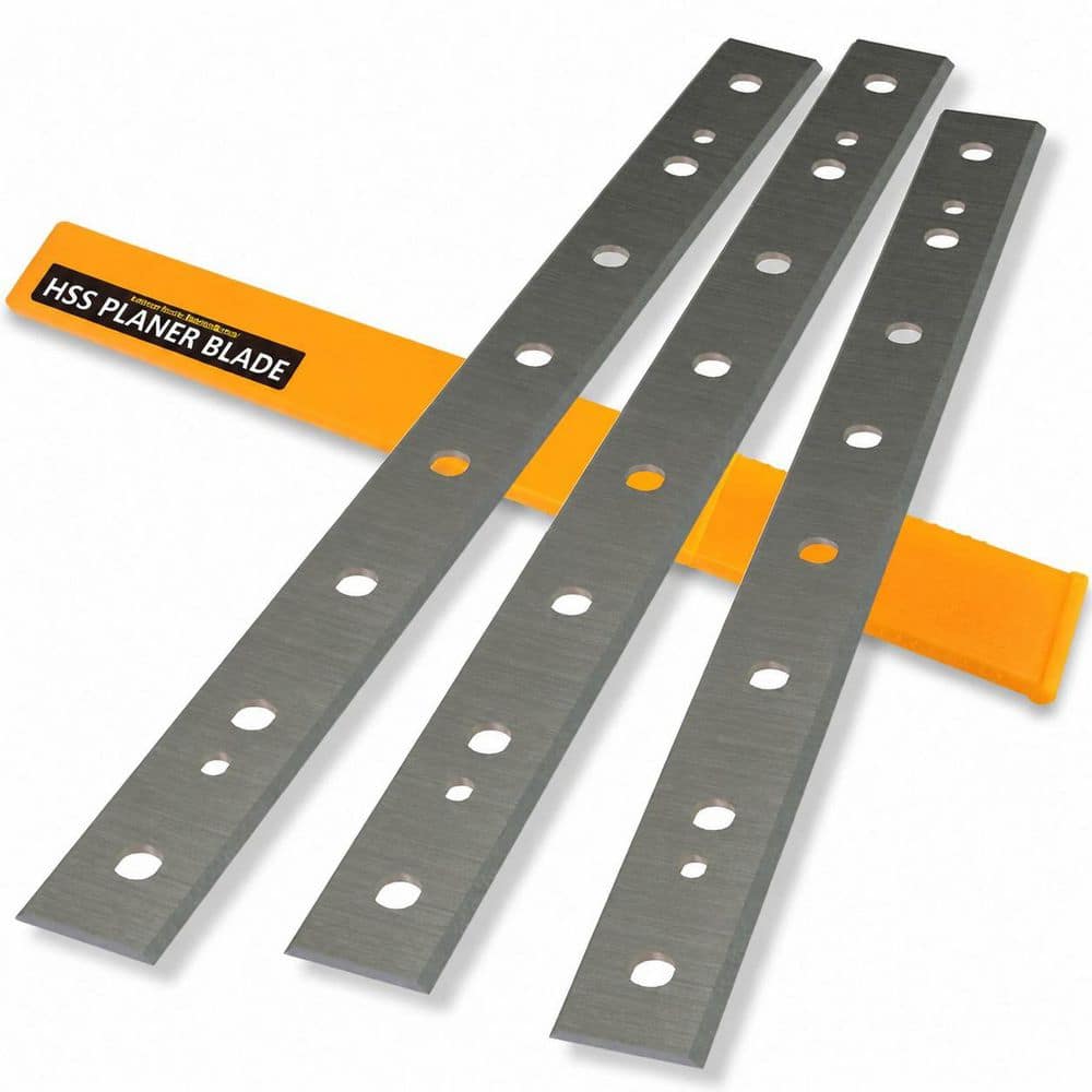 13 Inch High Speed Steel Planer Blades with Double Edge for Thickness Planer Compatible Models 1 Set 3 pcs price history on PriceWatchPro