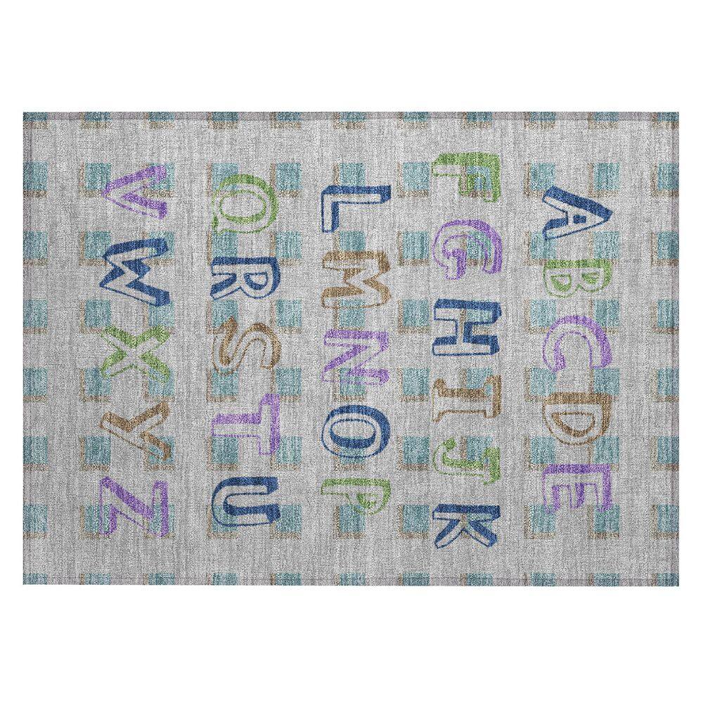 Chantille Machine Washable Indoor/Outdoor Abstract ACN2827 Pewter 2 ft. x 3 ft. Accent Rug price history on PriceWatchPro