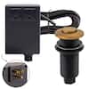 Westbrass Sink Top Waste Disposal Air Switch and Dual Outlet