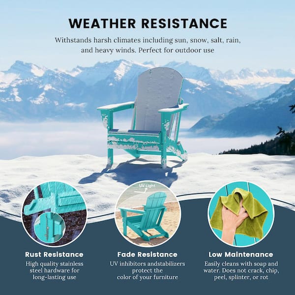 WESTIN OUTDOOR Laguna Fade Resistant Outdoor Patio HDPE Poly