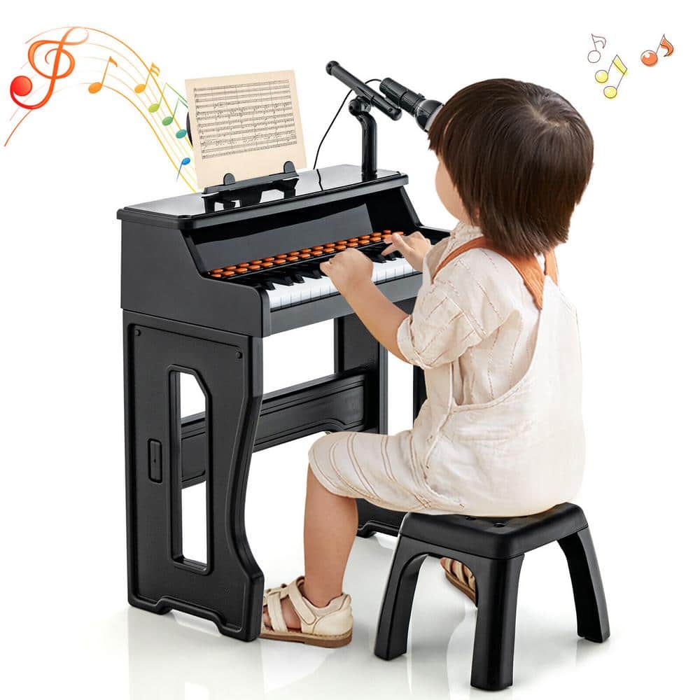 フィンガーウェイツkids Gymax 37-Key Kids Piano Keyboard Toy Musical Electronic