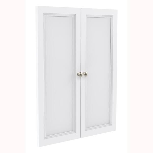 ClosetMaid Selectives 23.50 in. W White Decorative Panel Doors For Wood Closet System