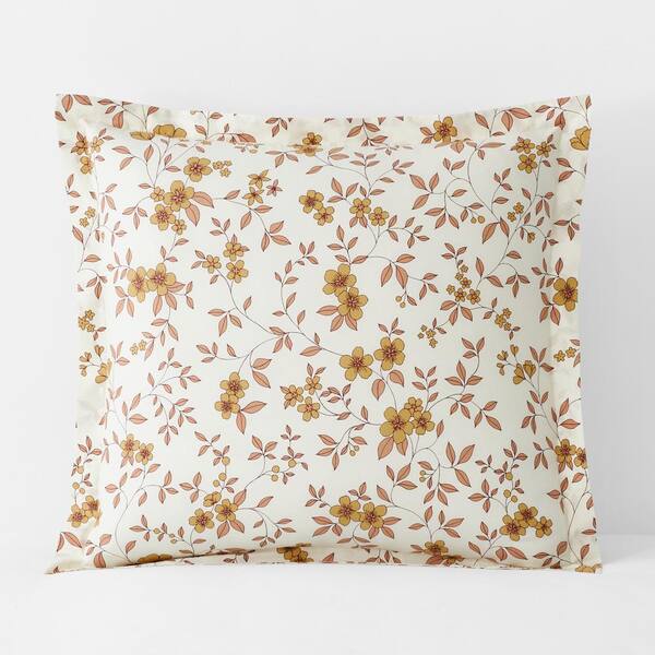 The Company Store Company Cotton Remi Ditsy Floral Rust Cotton Percale