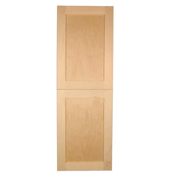 Fieldstone Shaker Style Frameless 15.5 in. W x 65 in. H Unfinished Beige Recessed Medicine Cabinet without Mirror