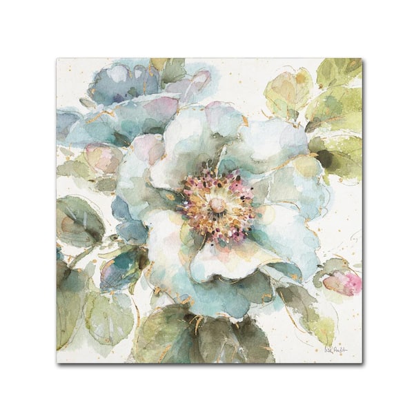 Trademark Fine Art 18 in. x 18 in. "Country Bloom VII" by Lisa Audit Printed Canvas Wall Art