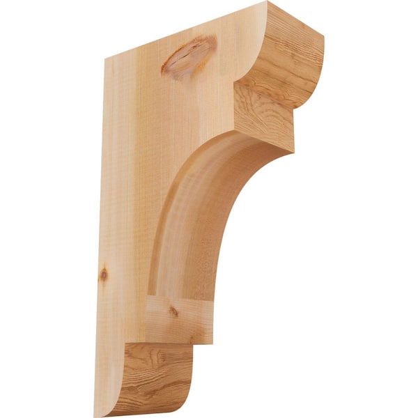 5-1/2 in. x 12 in. x 20 in. Western Red Cedar New Brighton Smooth Corbel