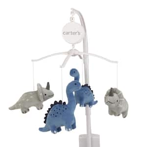 Dino Adventure Gray and Blue Musical Mobile