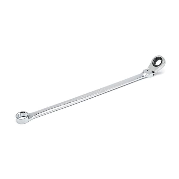 Ratcheting Double Flex Head Wrench For Nano Sockets