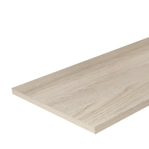 48 in. W x 12 in. D Organic Ash Laminate Solid Wall Shelf