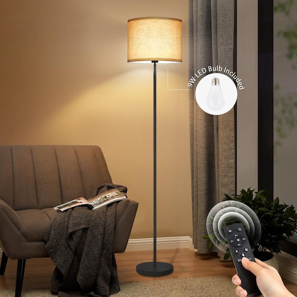 【返品不可】 BICIK 63 in. Traditional Black Metal Dimmable Standard Floor ビリヤード