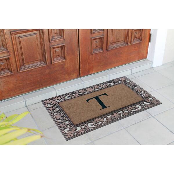 Door Mat with Heavy Duty Backing Rubber Wave Doormat