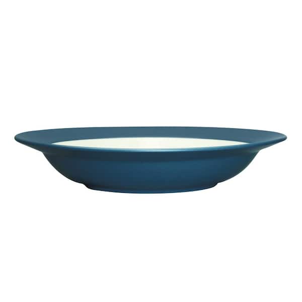 Noritake Colorwave Blue Stoneware Pasta/Rim Soup Bowl 8-1/2 in., 20 oz.