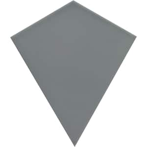 Skite Gray 6 in. x 7 in. Glossy Ceramic Wall Tile (6.04 sq. ft./Case, 38 pcs)