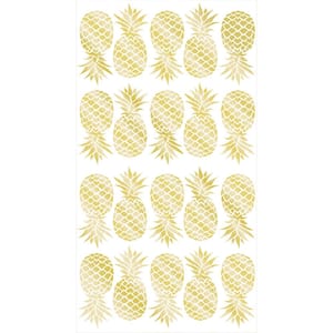 Gold Pineapple Wall Decals (Set of 2)