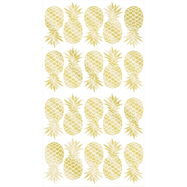WallPops Gold Pineapple Wall Decals (Set of 2)