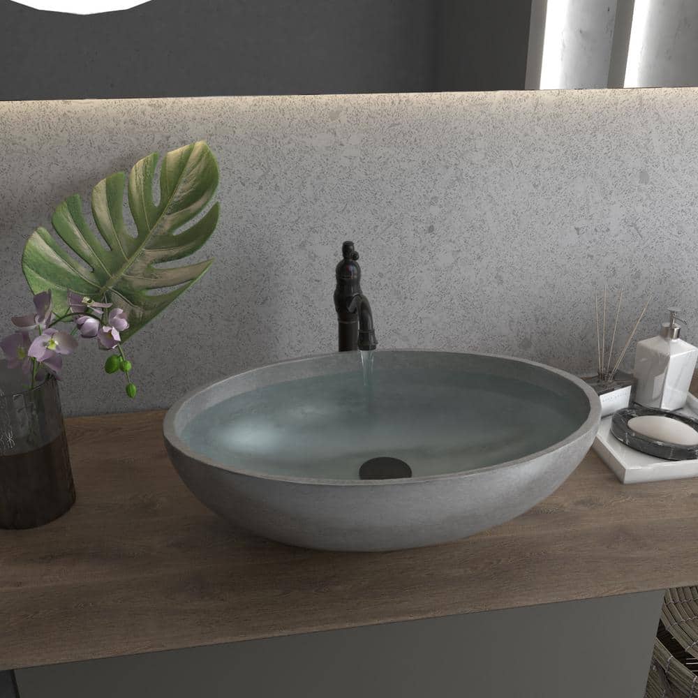 Oil Rubbed Bronze Single Handle Vessel Bathroom Faucet