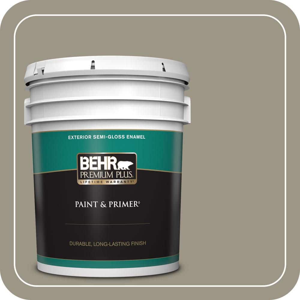 5 gal. Home Decorators Collection #HDC-CT-20 Greywood Semi-Gloss Enamel Exterior Paint & Primer price history on PriceWatchPro