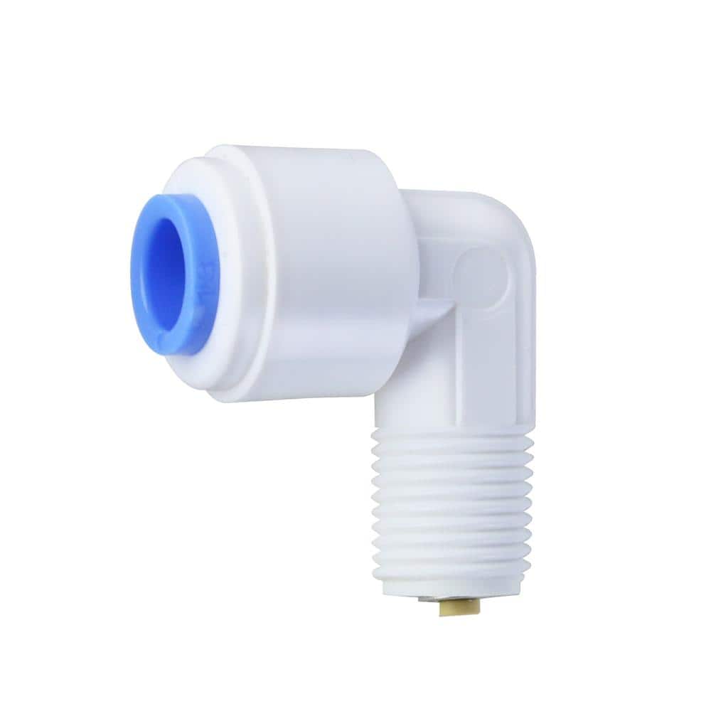 Brass EZ RO Water Filtration Supply Adapter with 3/8 QC Ball Valve