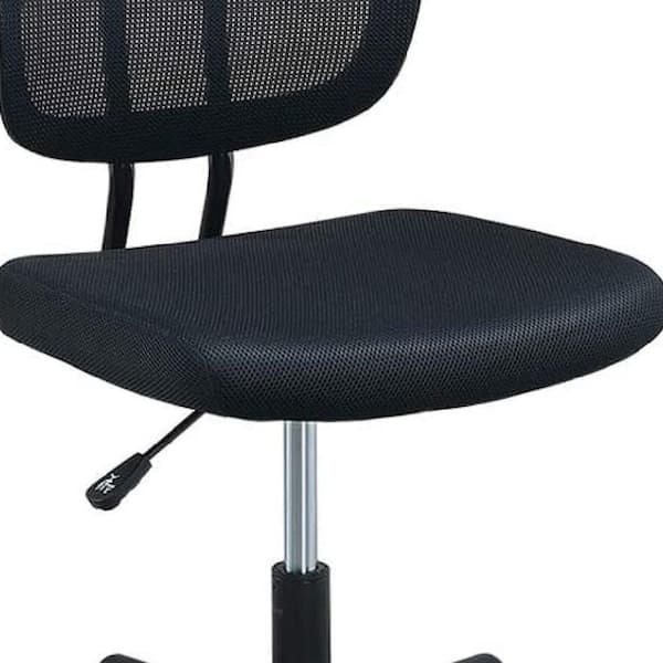 Black metal office chair new arrivals