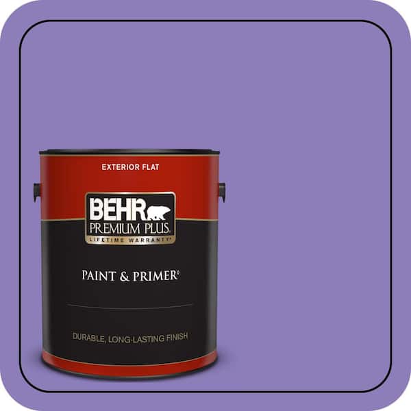 BEHR PREMIUM PLUS 1 gal. #P560-5 Unimaginable Flat Exterior Paint & Primer