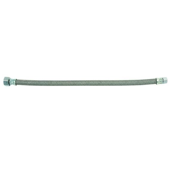 BrassCraft 3/8 in. Flare x 1/2 in. FIP x 16 in. Braided Polymer Faucet Supply Line